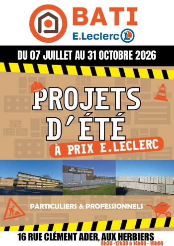 Catalogue E.Leclerc - 13/07/2026 - 31/10/2026.