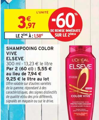 Shampooing Color-Vive Elsève