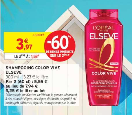 Shampooing Color-Vive Elsève