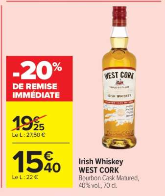 Irish Whiskey WEST CORK