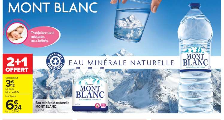 Eau Minérale Naturelle Mont Blanc
