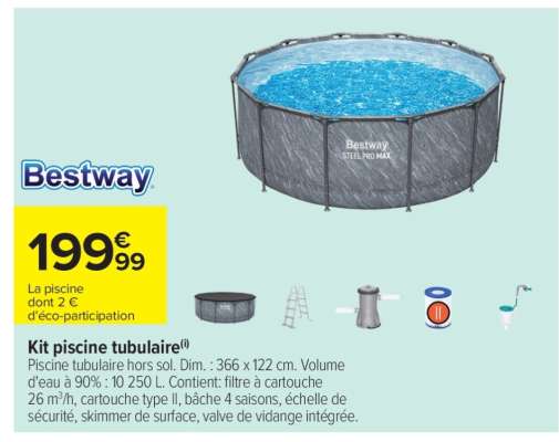 Kit Piscine Tubulaire