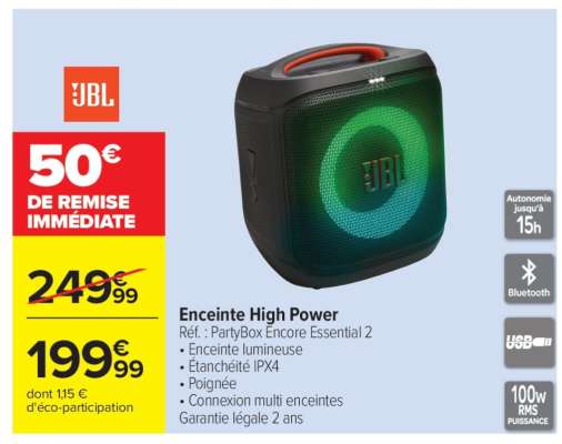 Enceinte high power