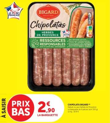 CHIPOLATAS BIGARD
