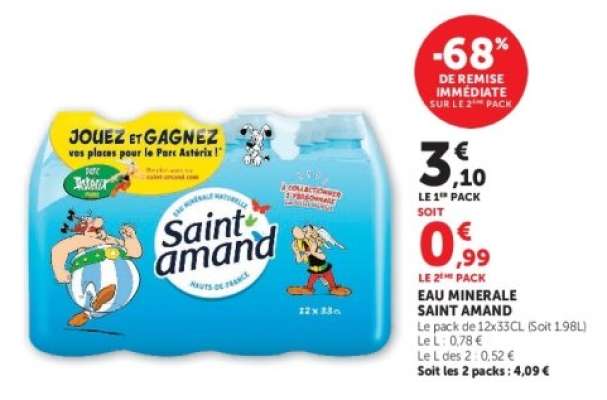 Eau Minérale Saint Amand