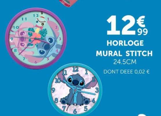 HORLOGE MURAL STITCH