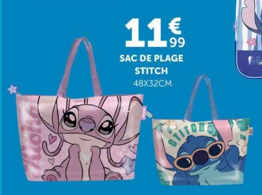SAC DE PLAGE STITCH