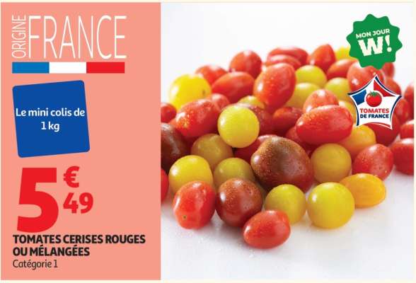 Tomates Cerises Rouges Ou Mélangées