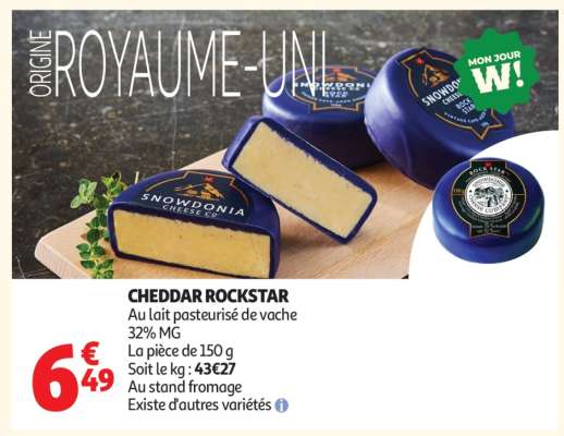 CHEDDAR ROCKSTAR