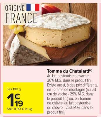 Tomme du Chatelard
