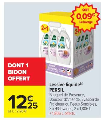 LESSIVE LIQUIDE PERSIL