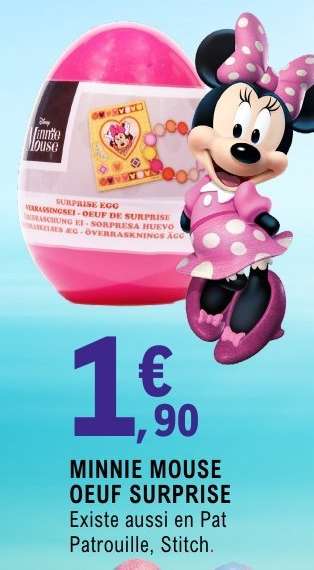 MINNIE MOUSE OEUF SURPRISE