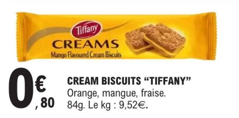 CREAM BISCUITS “TIFFANY”