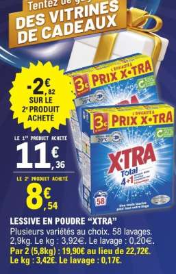 LESSIVE EN POUDRE “XTRA”