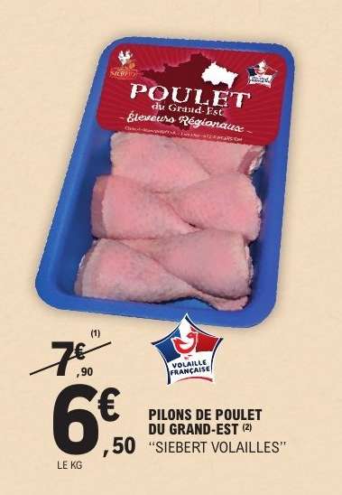 Pilons de Poulet du Grand-Est