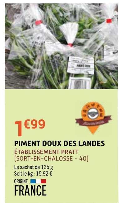 PIMENT DOUX DES LANDES
