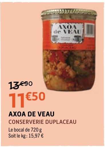 Axoa de veau