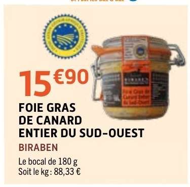Foie gras de Canard Entier du Sud-ouest