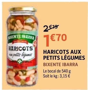 HARICOTS AUX PETITS LÉGUMES