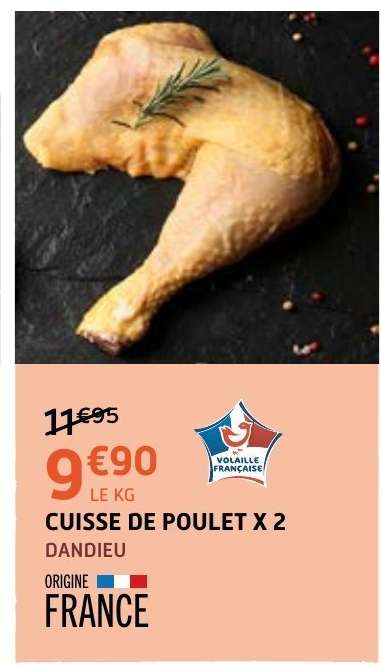 CUISSE DE POULET X 2
