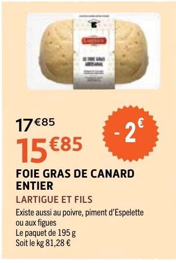 Foie gras de canard entier