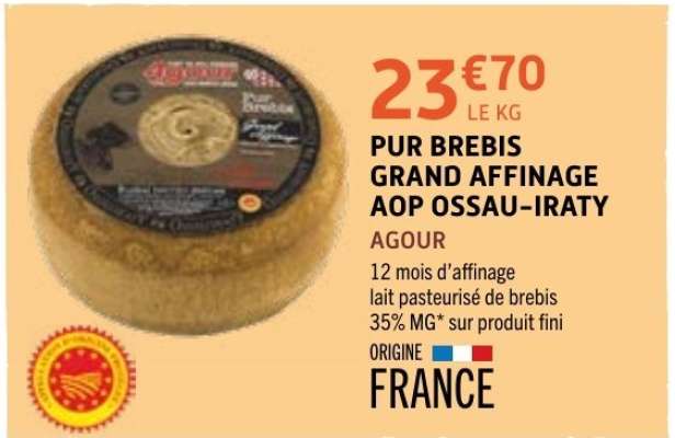 PUR BREBIS GRAND AFFINAGE AOP OSSAU-IRATY