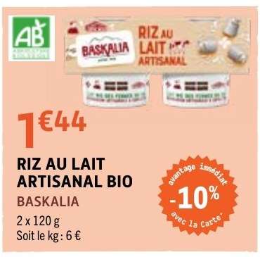 RIZ AU LAIT ARTISANAL BIO