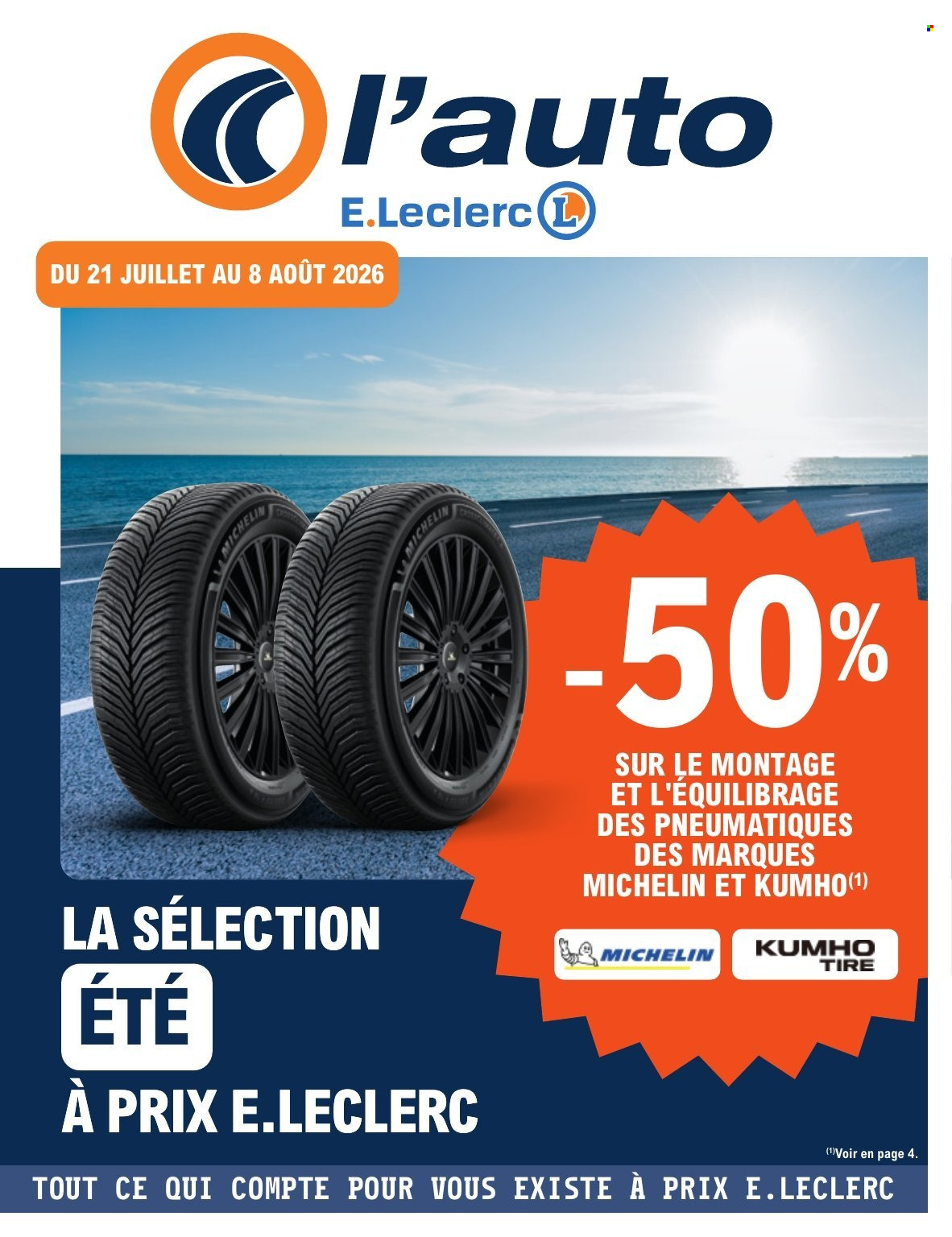 Catalogue E.Leclerc - 21/07/2026 - 08/08/2026. Page 1