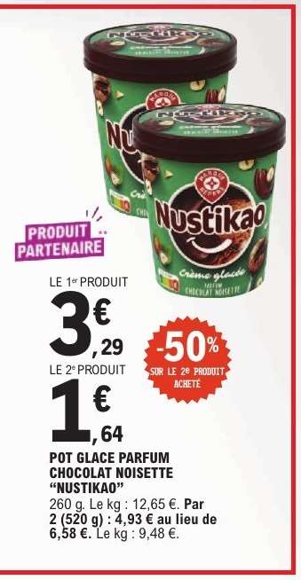POT GLACE PARFUM CHOCOLAT NOISETTE “NUSTIKAO”
