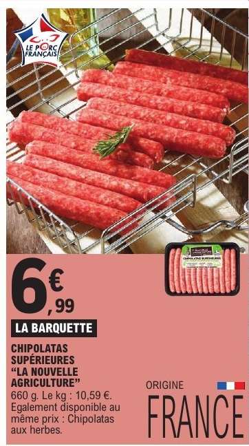 Chipolatas Supérieures La Nouvelle Agriculture