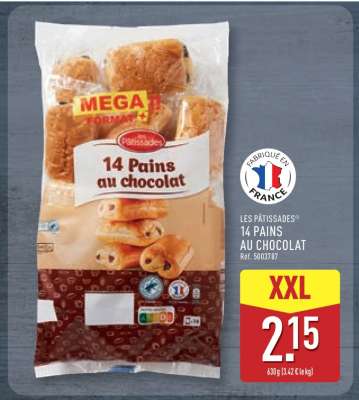 LES PÂTISSADES® 14 PAINS AU CHOCOLAT