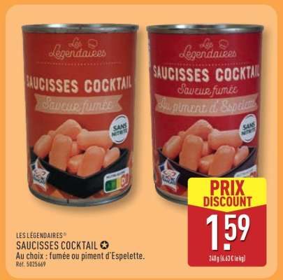 Saucisses cocktail