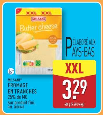 MILSANI® FROMAGE EN TRANCHES