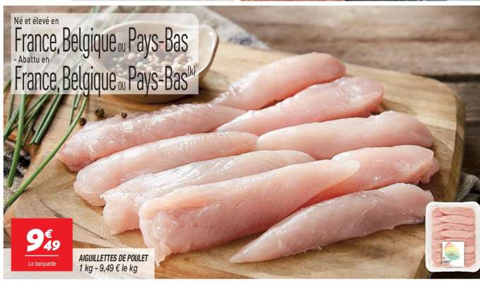 Aiguillettes De Poulet