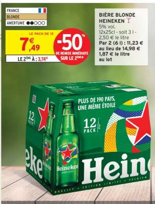Bière Blonde Heineken*