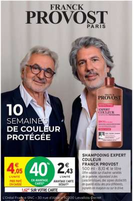 SHAMPOOING EXPERT COULEUR FRANCK PROVOST