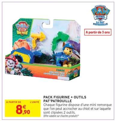 PACK FIGURINE + OUTILS PAT'PATROUILLE