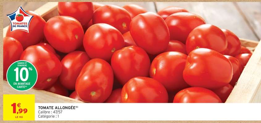 TOMATE ALLONGÉE