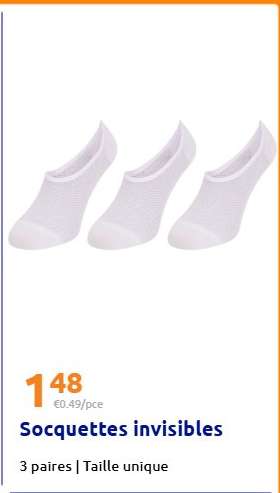 Socquettes invisibles