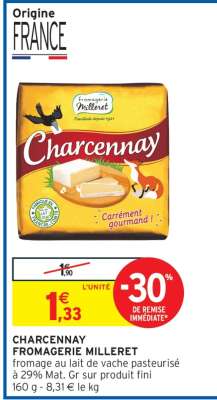 Charcennay Fromagerie Milleret