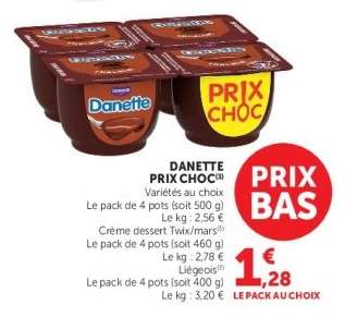 DANETTE "Prix Choc"