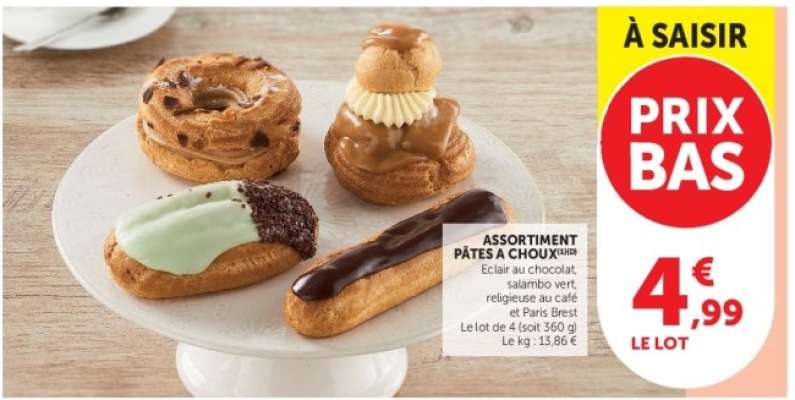 Assortiment Pâtes à Choux