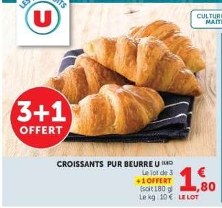 CROISSANTS PUR BEURRE U