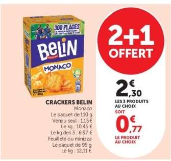 Crackers Belin Monaco