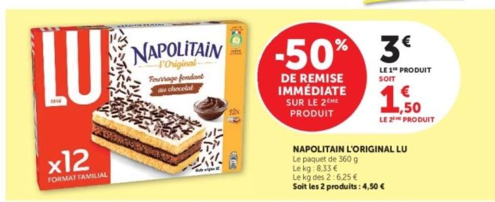 Napolitain L'original Lu