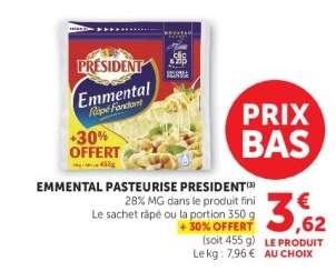 Emmental Pasteurisé Président