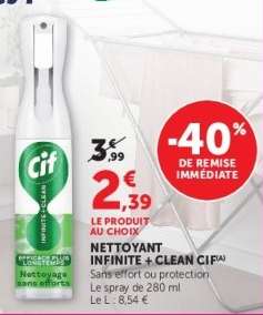 NETTOYANT INFINITE + CLEAN CIF