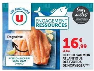 FILET DE SAUMON ATLANTIQUE DES FJORDS DE NORVEGE