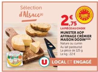 MUNSTER AOP AFFINAGE CRÉMIER MAISON DODIN