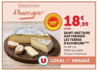 SAINT-NECTAIRE AOP FERMIER LES TERRES D'AUVERGNE